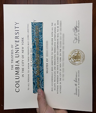 Columbia University Master Degree Samples