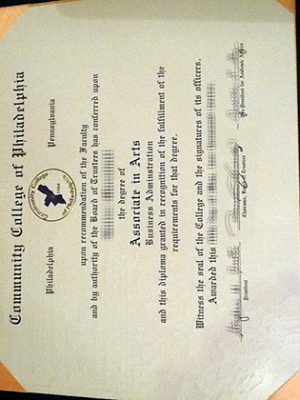 Community College of Philadelphia Associate Degree 300x400 Samples
