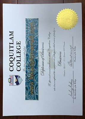 Coquitlam College Diploma Sample 286x400 Samples