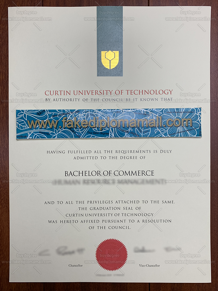 Curtin University of Technology Fake Diploma