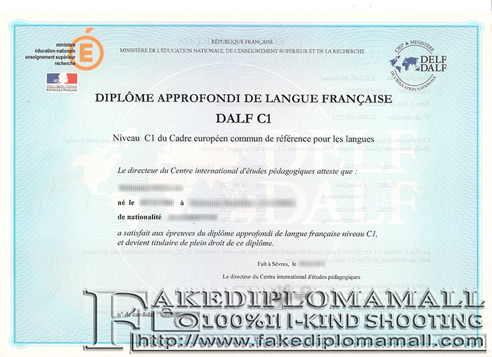 DALF Fake Diploma Where Can I Buy A Fake DELF/DALF Diploma Online?