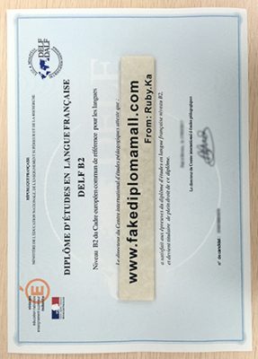 DELF B2 Fake Certificate 287x400 Samples