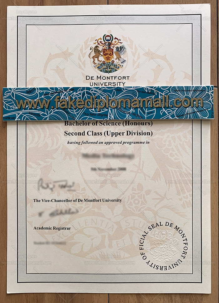 DMU Fake Diploma Fake De Montfort University (DMU) Diploma, Buy DMU Bachelor Degree in England