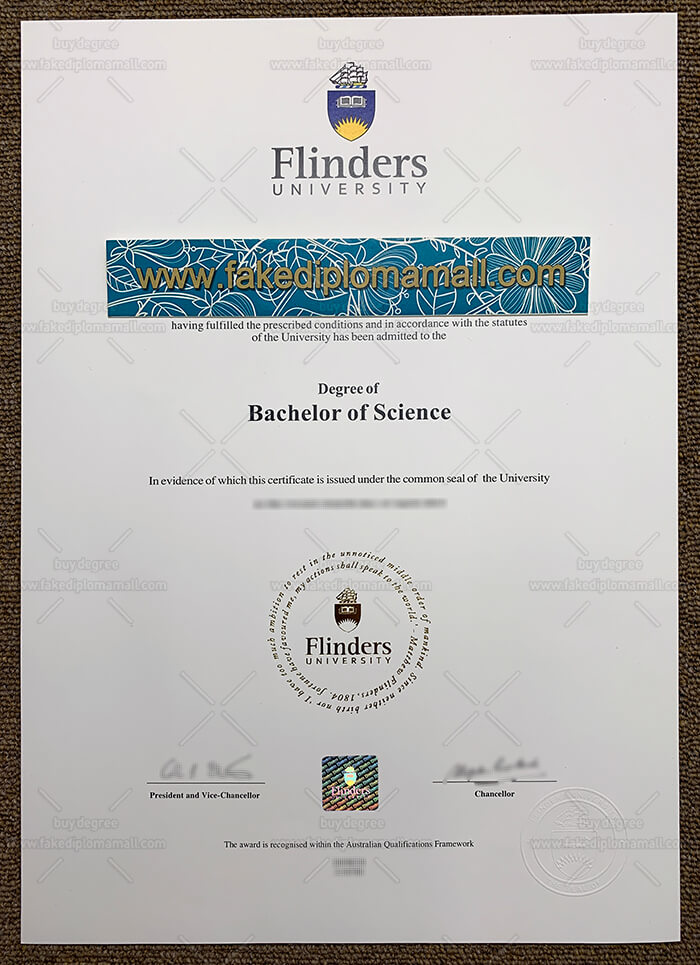 Flinders University Fake Diploma