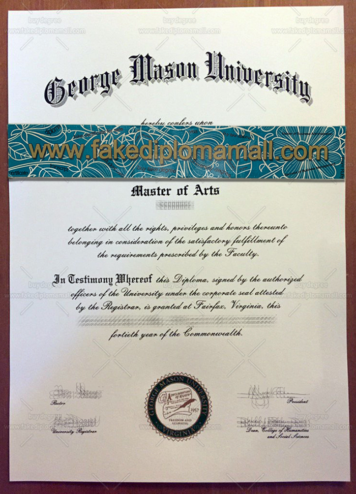 George Mason University Fake Diploma