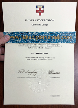 Goldsmiths College Fake Diploma in London
