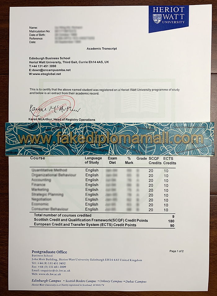 Heriot Watt University Fake Transcript Tips For Create The Heriot Watt University Fake Transcript