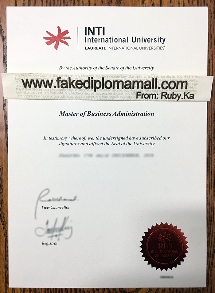 INTI International University Fake Diploma Buy INTI International University Fake Diploma Certificate