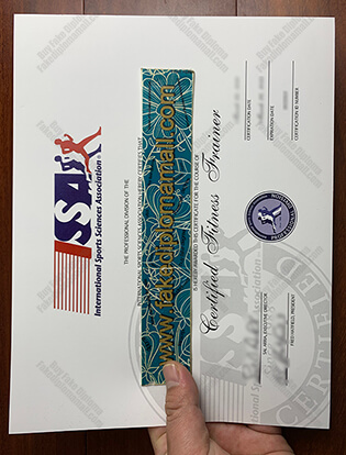 Want to Buy International Sports Science Association/ISSA Fake Certificate?