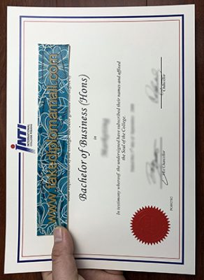 INTI International College Fake Diploma Sample