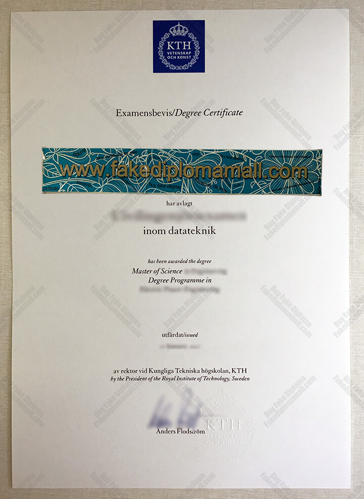 KTH Royal Institute of Technology Fake Diploma KTH Royal Institute of Technology Fake Diploma Sample