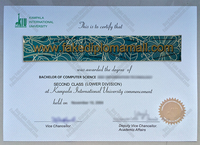 Kampala International University Fake Diploma Can I Buy a Fake Kampala International University Degree?