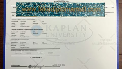 Secret To Order The Kaplan University Fake Transcript | Best Site to ...