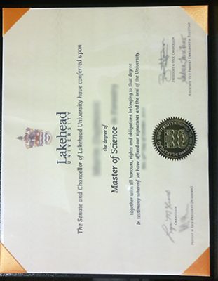 Lakehead University Degree Certificate 311x400 Samples