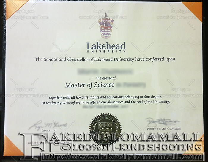 Lakehead University Fake Diploma Where Can I Buy a Fake Lakehead University Degree Online?