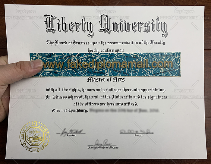 Liberty University Fake Diploma Where To Buy Liberty University Fake Degree With Transcript?
