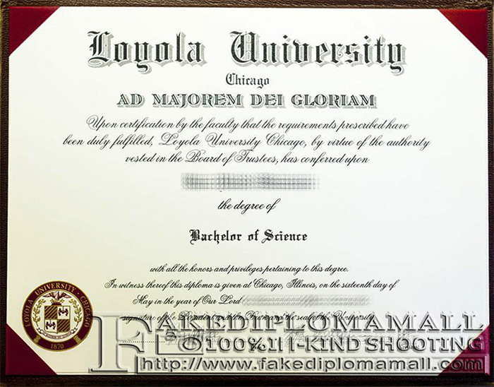 Loyola University Chicago Fake Diploma Want To Buy A Fake Loyola University Diploma in Chicago