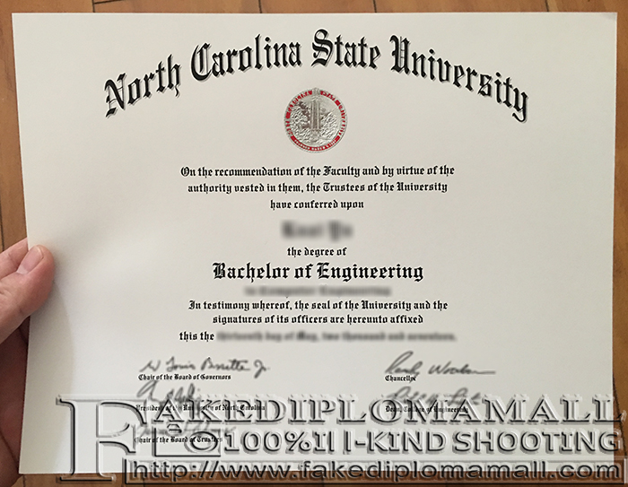 North Carolina State University Fake Diploma How To Buy North Carolina State University Diploma NCSU Degree Certificate