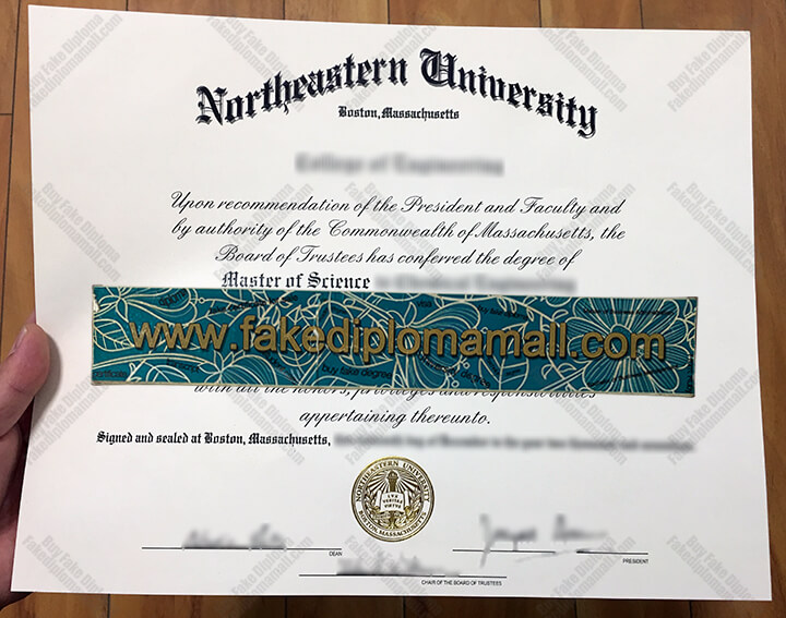 Northeastern University Fake Diploma Northeastern University Fake Diploma   Buy NEU Fake Degree in Boston, Massachusetts