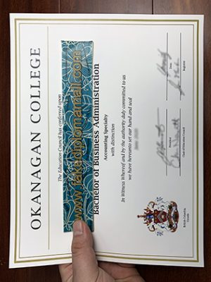 Okanagan College Bachelor Degree Certificate 300x400 Samples