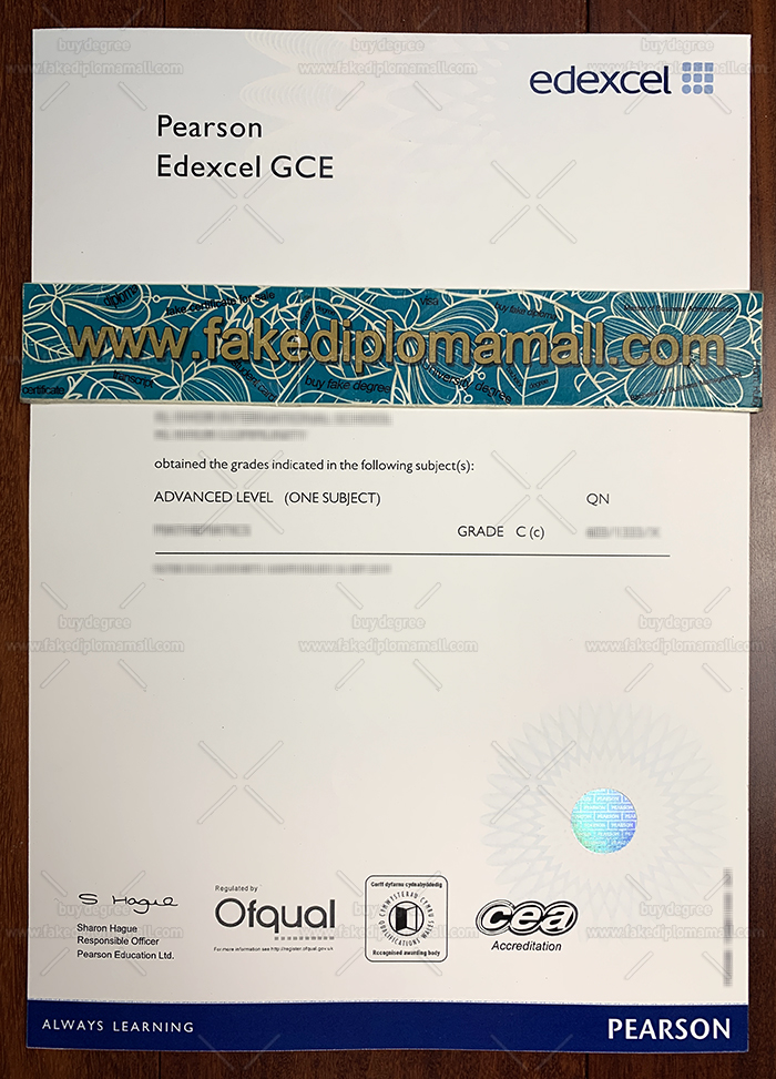 Pearson Edexcel GCE Certificate 700 Where to Buy Fake Edexcel Level Diploma?