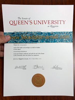 Queens University Degree Certificate 301x400 Samples