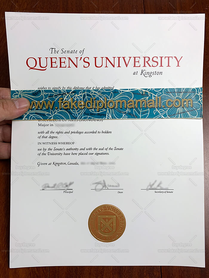 Queens University at Kingston Fake Diploma Where Can I Buy Fake Queen’s University Degree in Canada?