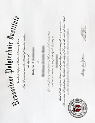 Rensselaer Polytechnic Institute Fake Degree 310x400 Samples