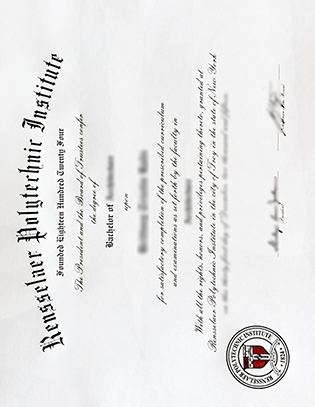 Rensselaer Polytechnic Institute Fake Bachelor’s Degree Certificate