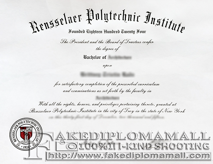 Rensselaer Polytechnic Institute Fake Diploma Rensselaer Polytechnic Institute Fake Bachelors Degree Certificate