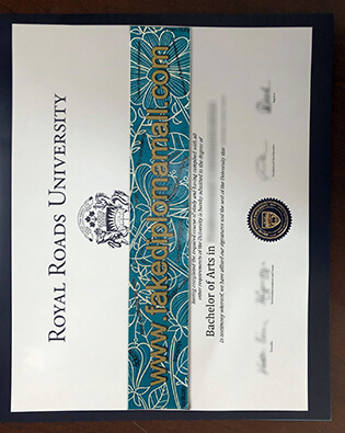 Royal Roads University Fake Diploma 315 Samples