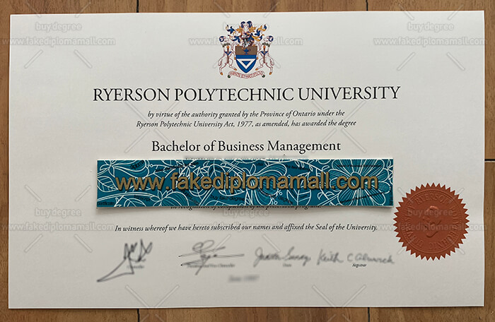 Ryerson Polytechnic University Fake Diploma Tell You How To Get Ryerson University Fake Degree Quickly