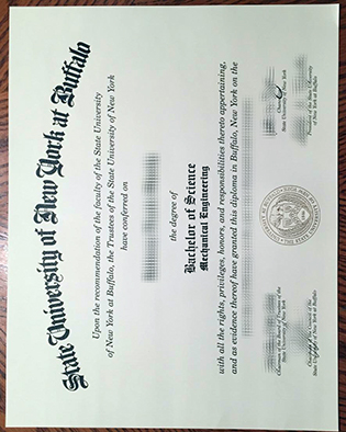 University at Buffalo Fake Diploma Sample