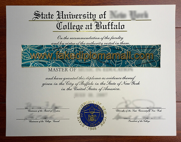 SUNY College at Buffalo Fake Diploma SUNY College at Buffalo Fake Degree Sample