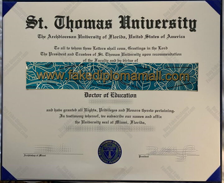 St. Thomas University Fake Diploma Provide St. Thomas University Florida Fake Diploma Online