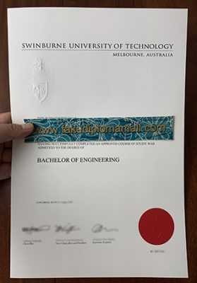 Swinburne University of Technology Degree Certificate 279x400 Samples