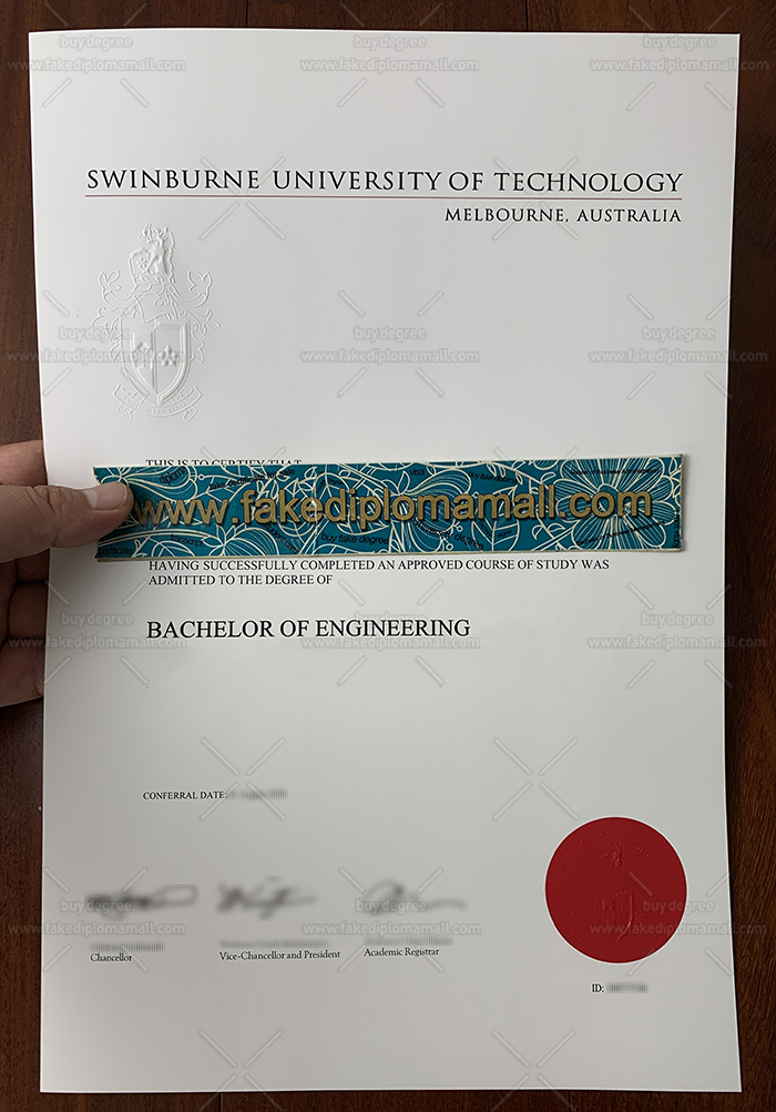 Swinburne University of Technology Fake Diploma Buy Swinburne University of Technology Fake Diploma