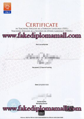 TEFL Fake Certificate 285x400 Samples