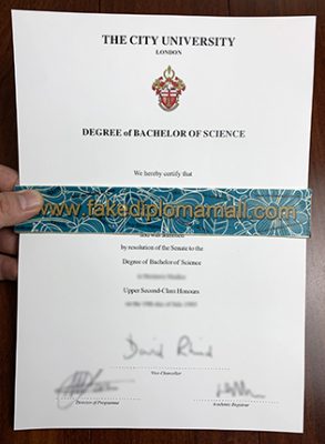 The City University London Degree Certificate 293x400 Samples