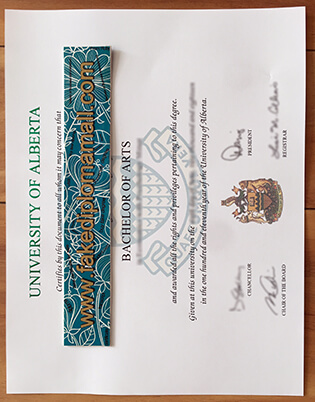 Fake University of Alberta Diploma Items For Sale