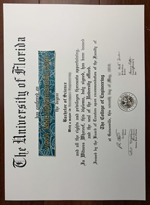 The University of Florida Fake Degree 293x400 Samples