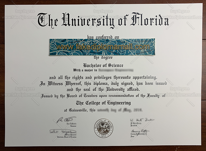 The University of Florida Fake Diploma Would Like To Buy A Fake University of Florida Degree, UF Fake Diploma