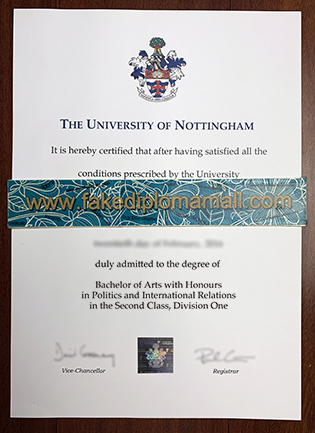 How To Buy The University of Nottingham BA Degree Certificate?
