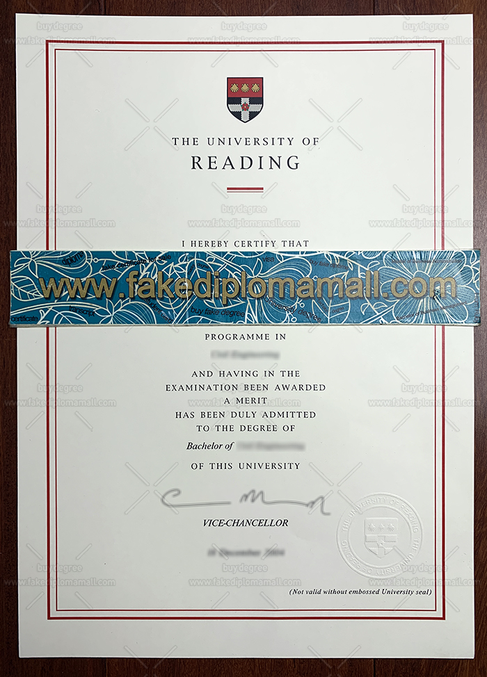 The University of Reading Fake Diploma The University of Reading Bachelors Degree, How to Buy Fake Diploma?