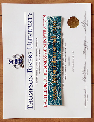 Thompson Rivers University Fake Degree, Buy Fake Diploma From Our Site