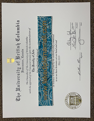 UBC Fake Diploma, University of British Columbia Degree in Canada