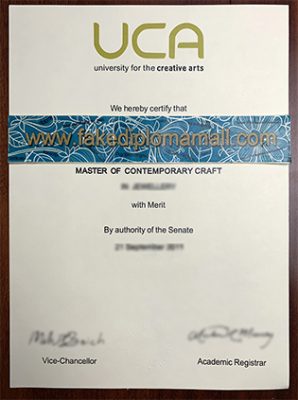 UCA Fake Degree Certificate 298x400 Samples