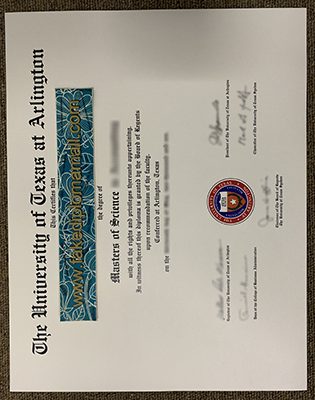 UT Arlington Fake Degree Certificate 315x400 Samples