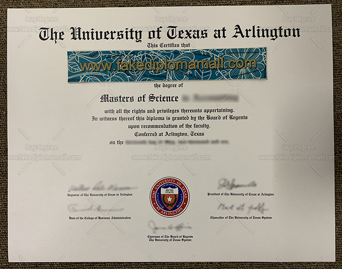 UT Arlington Fake Diploma Fake UTA Diploma | The University of Texas at Arlington Degree Sample