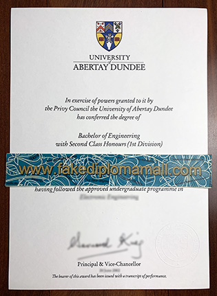 Buy Fake University of Abertay Dundee Diploma To Show My Parents